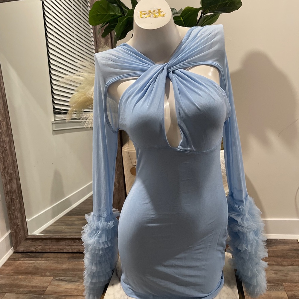 Elegant Clear Glass Cocktail dress
